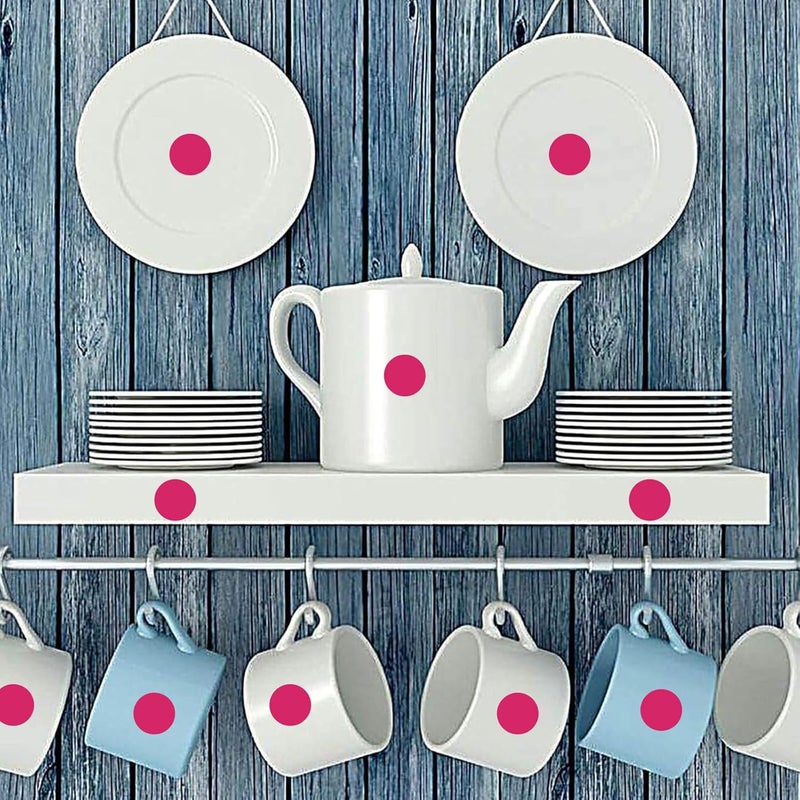Aurtho 2000 Pcs 3/4" Garage Sale Price Stickers Sheets, Pink Yard Sale Price Stickers, Round Color Coding Labels, Circle Dot Sticker for Home Decorative, Office, Classroom, Papers Etc - Image 5